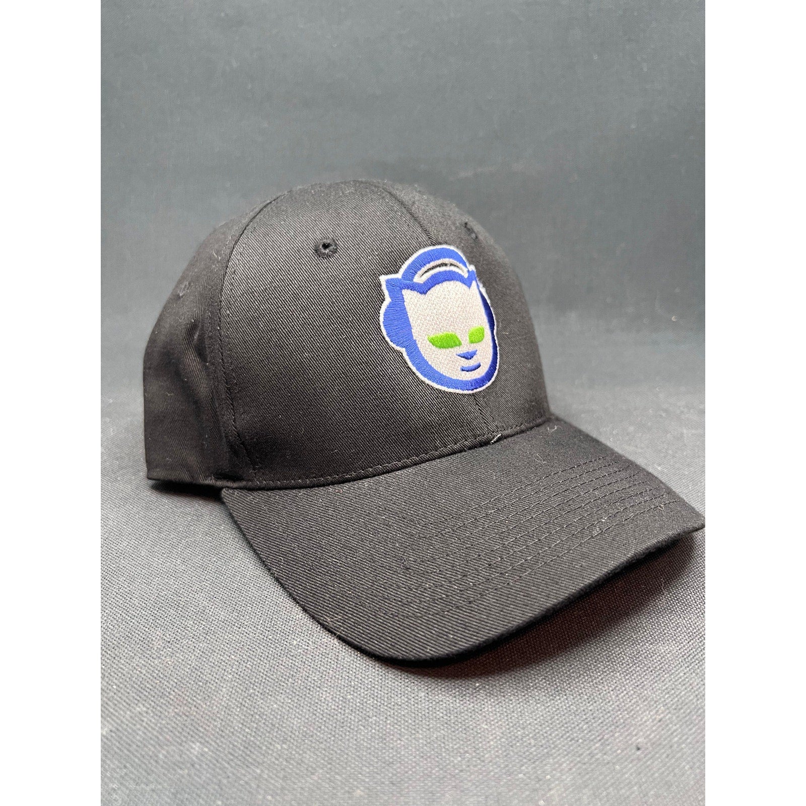 Rare Y2K Napster.com Flex Hat Vintage Internet Era Embroidered Fitted Cap M