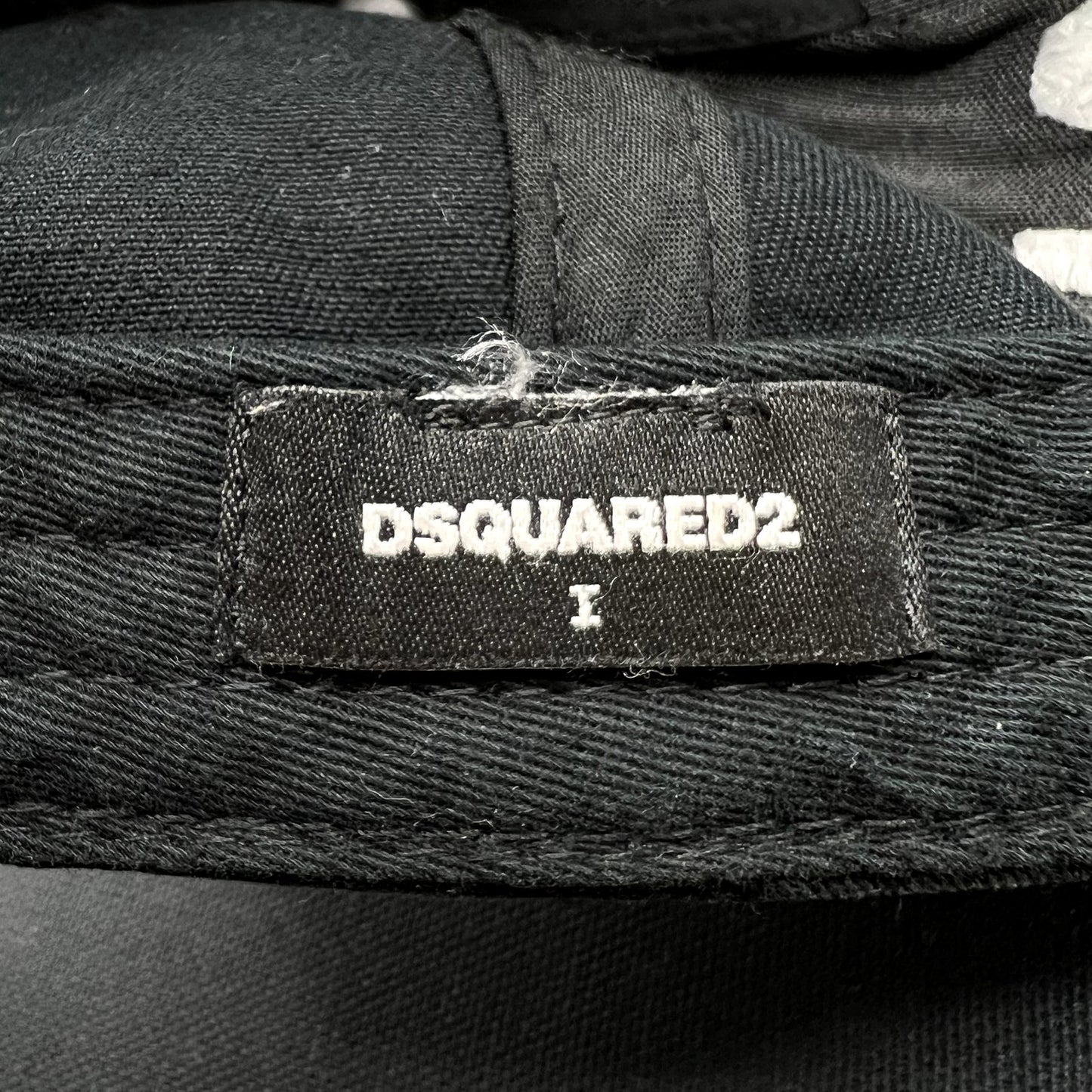 DSQUARED2 ICON Strapback Hat Black Designer Baseball Cap