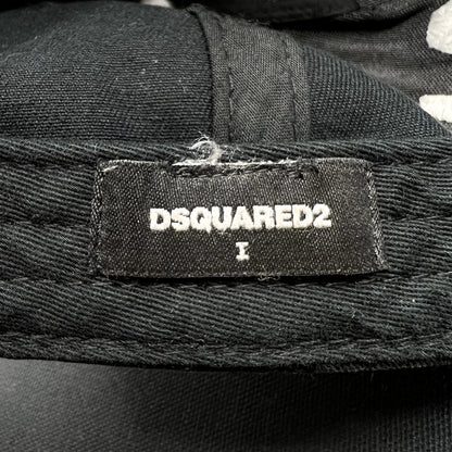 DSQUARED2 ICON Strapback Hat Black Designer Baseball Cap