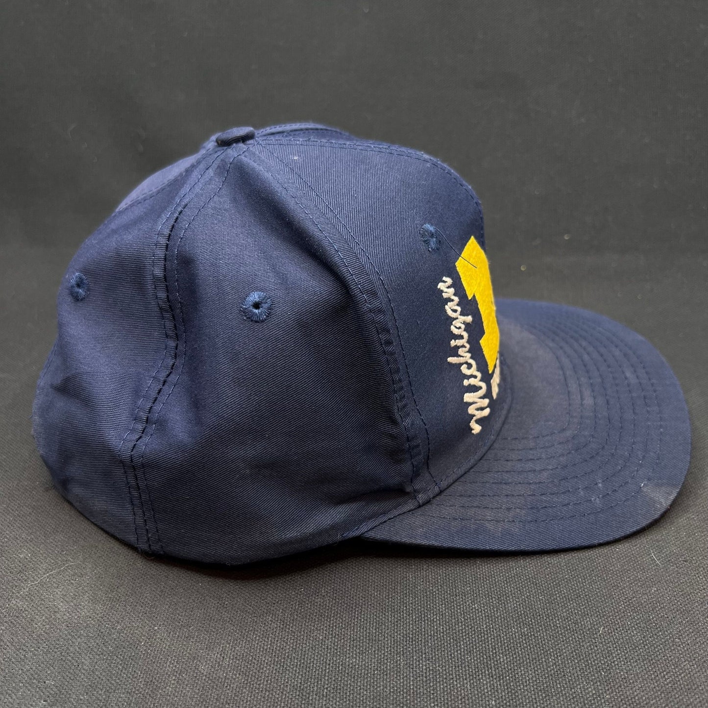 Vintage Michigan Wolverines Front Row NCAA Snapback Hat