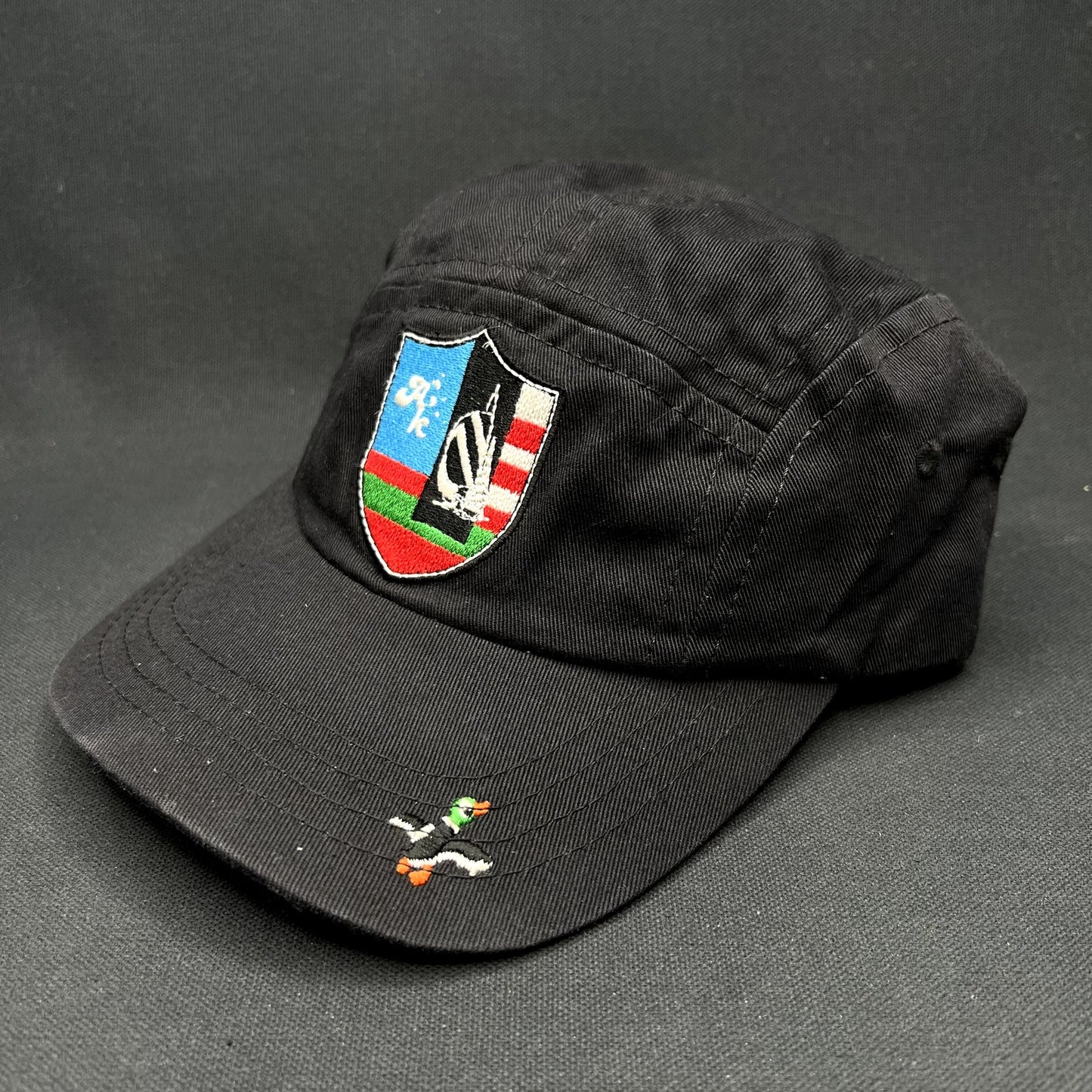 Akomplice Clothing Strapback Hat Black Crest Patch Streetwear Cap