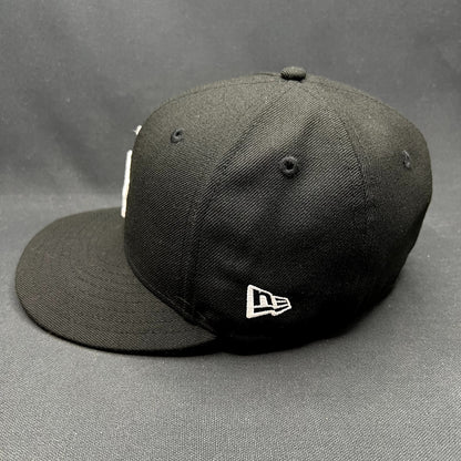 New Era LA Dodgers 59FIFTY Fitted Hat 7 1/8 Black Pink Undervisor