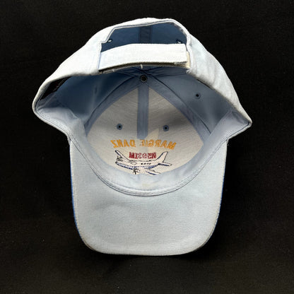 Vintage Margie Danz N5931M Airplane Flame Strapback Hat Magic Headwear