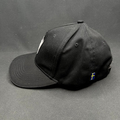Volvo Iron Mark Logo Adjustable Hat Official Volvo Merchandise Black Cap