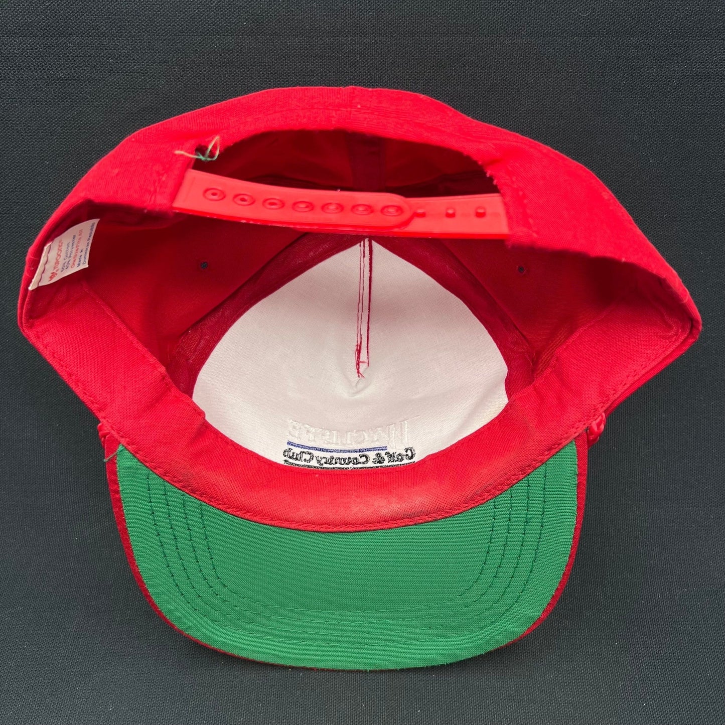 Vintage Wycliffe Golf & Country Club Rope Snapback Hat Yupoong