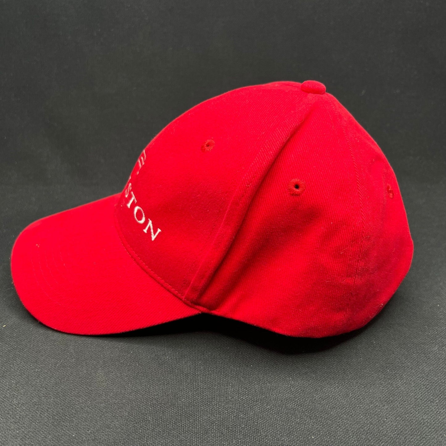 Edmiston Yachting Monaco Red Snapback Hat Luxury Yacht Crew Cap