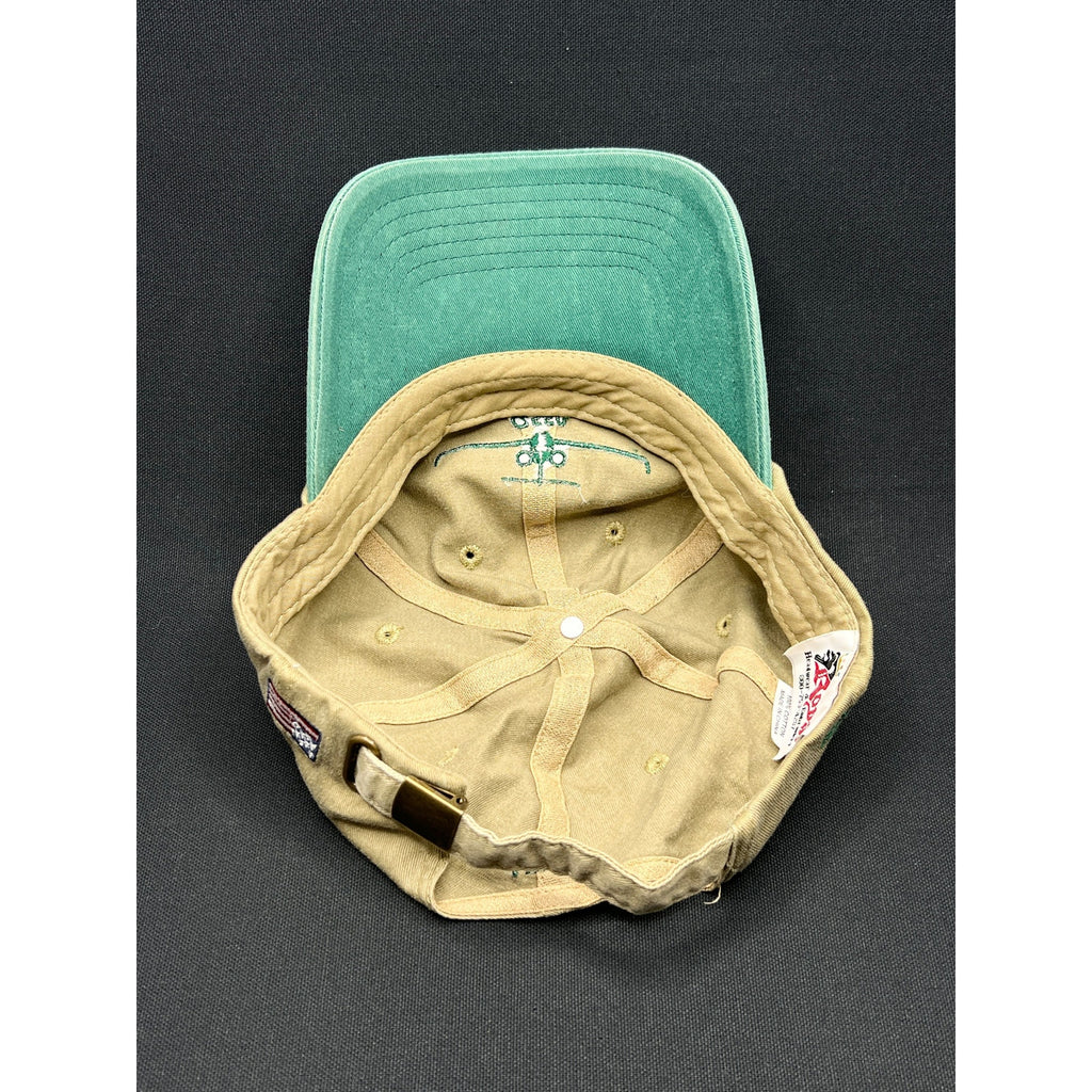 Gulfstream G550 Aspen Hat – Vintage Khaki & Green Dad Cap Private Jet Aviation
