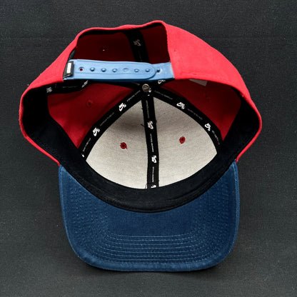 Nike SB Snapback Hat Red Blue Skateboarding Cap Pro Performancew