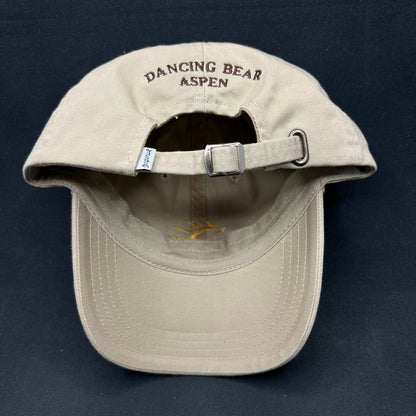 Vintage Aspen Dancing Bear Strapback Hat Style Ski Cap