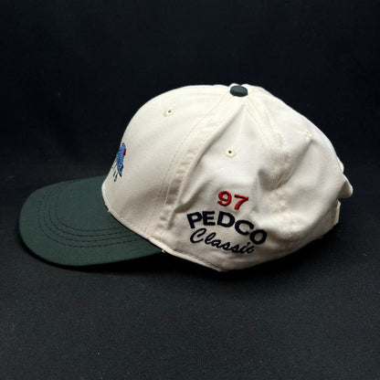 Vintage Grandote Peaks Golf Club PEDCO Classic Strapback Hat Made USA Imperial