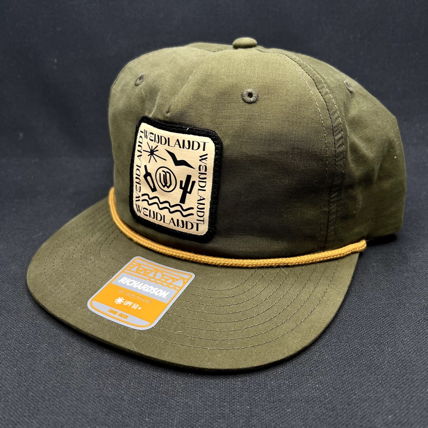 Wendlandt Brewery Richardson Outdoor Snapback Hat Olive Mexico Beer