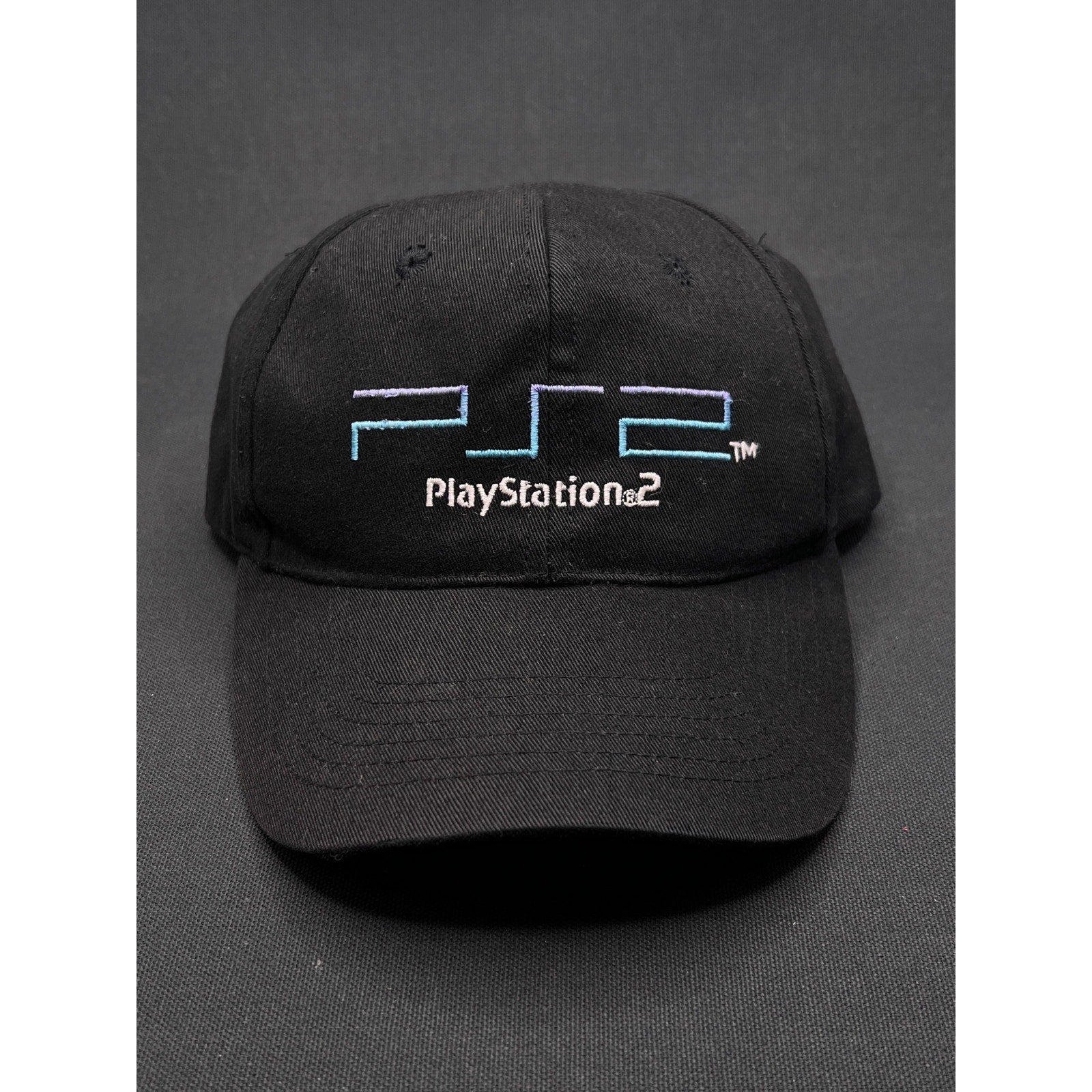 Vintage Original PlayStation 2 PS2 Promo Hat — Black Cotton Strapback