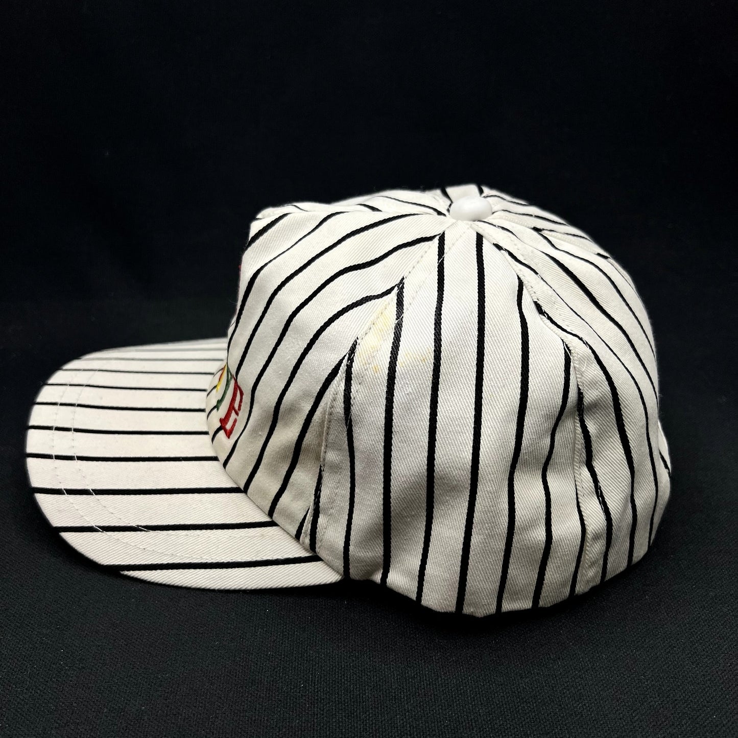 Vintage Turkey Snapback Hat Pinstripe Multicolor Embroidered Tourist Cap