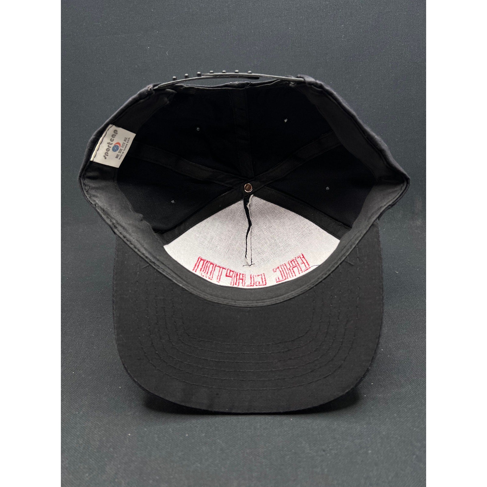 Vintage 1989 Eric Clapton Journeyman Tour Hat Black Embroidered Snapback Taiwan