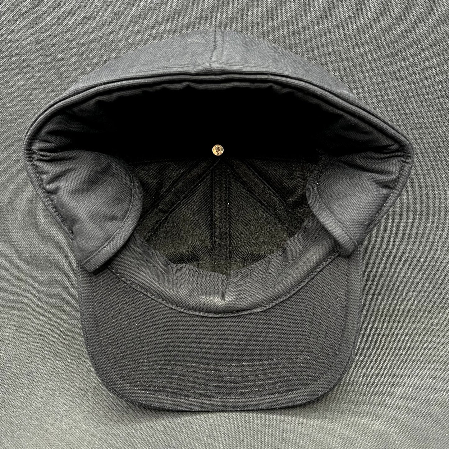 Carhartt Duck Canvas Ear Flap Hat Black Workwear Cap
