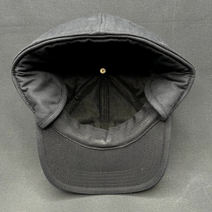Carhartt Duck Canvas Ear Flap Hat Black Workwear Cap