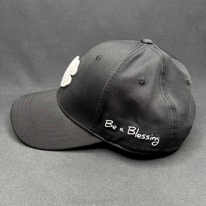 Black Clover Tony Robbins Blessed 2024 Snapback Hat Black Golf Cap