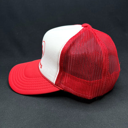 Wienerschnitzel I Heart Wieners Trucker Snapback Hat Red White