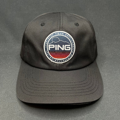 PING Golf Strapback Hat SensorCool Patch Logo Adjustable