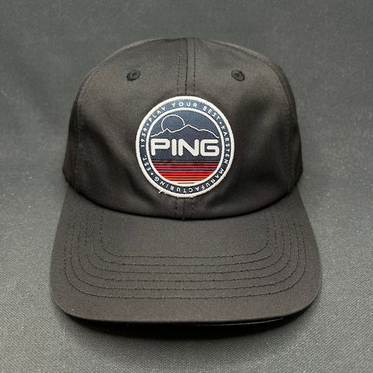 PING Golf Strapback Hat SensorCool Patch Logo Adjustable