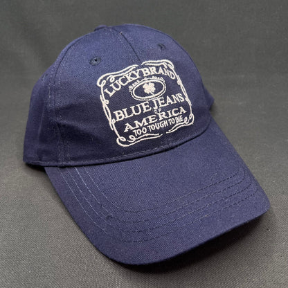 Lucky Brand Blue Jeans America Snapback Hat Navy Cap