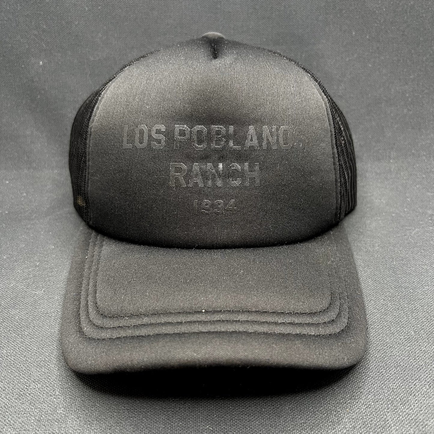 Los Poblanos Ranch 1934 Blackout Trucker Snapback Hat