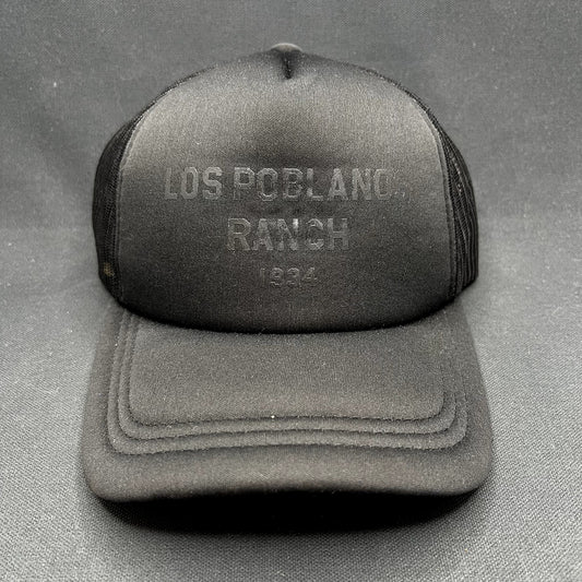 Los Poblanos Ranch 1934 Blackout Trucker Snapback Hat