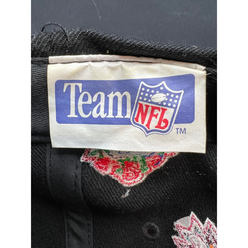 Vintage Dallas Cowboys Snapback Hat AnnCo 5X NFL Super Bowl Champs Black