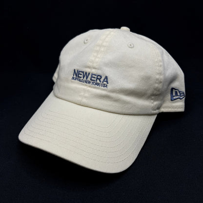 New Era Buffalo New York USA Strapback Hat Cream Adjustable Cap