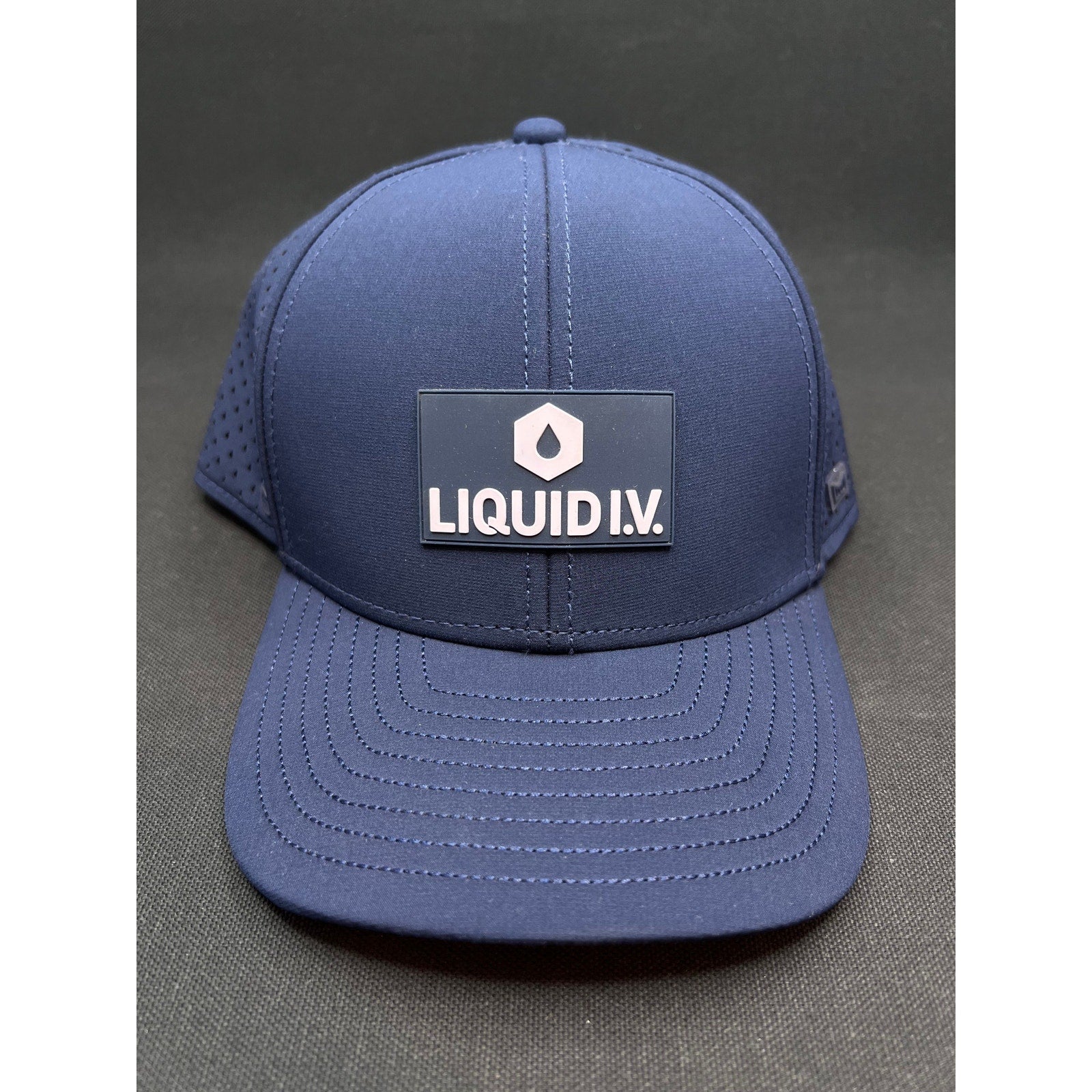 Melin x Liquid I.V. HYDRO A-Game Snapback Hat – Navy – Excellent Condition