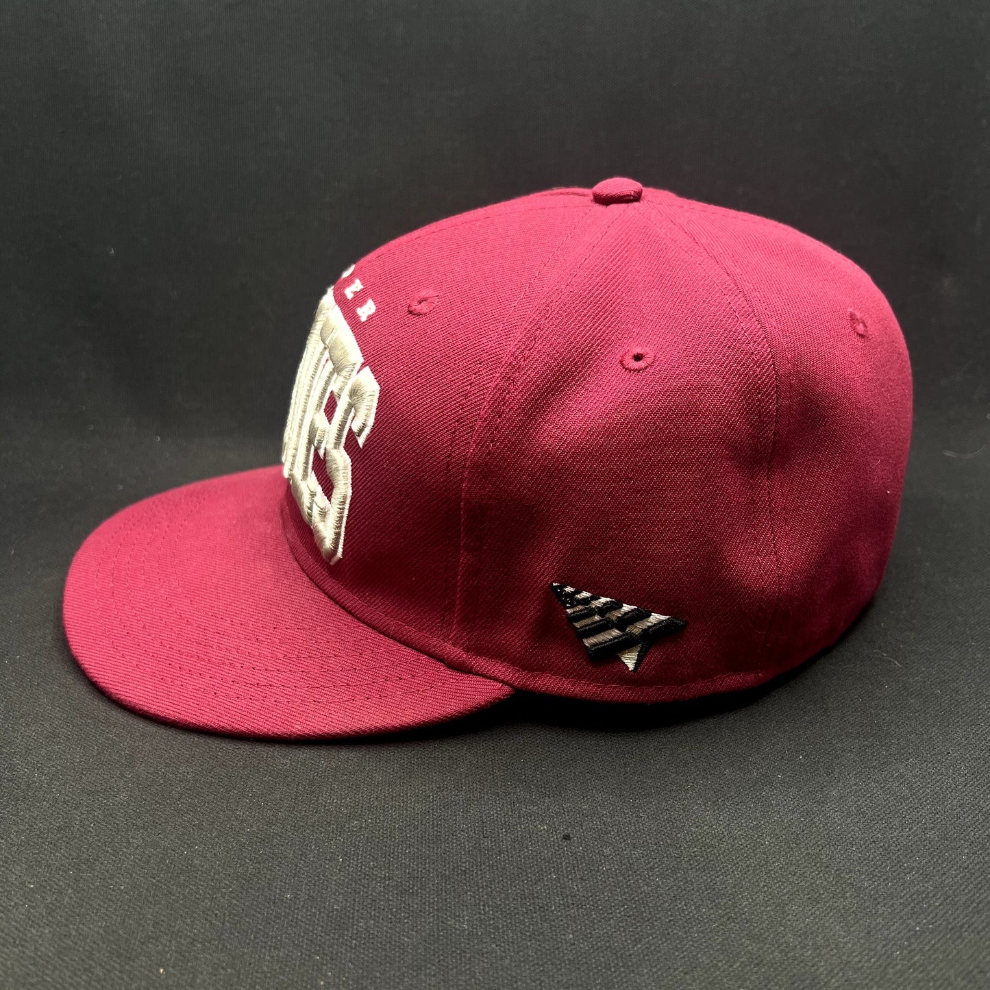 Paper Planes “PLANES” Burgundy Fitted Hat 7 1/2 Streetwear Roc Nation Cap