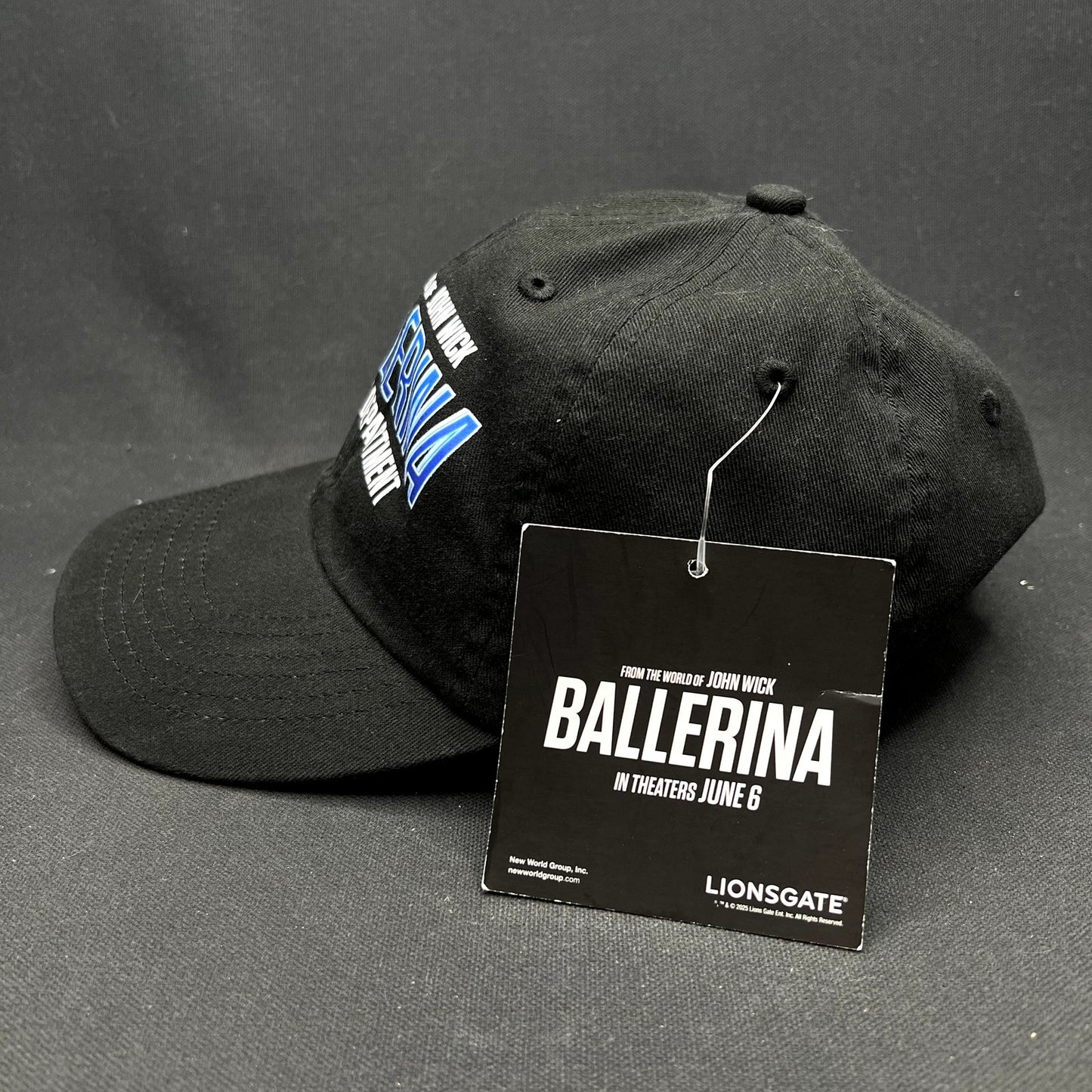 John Wick Ballerina Stunt Department Cast Crew Strapback Hat Lionsgate 2025