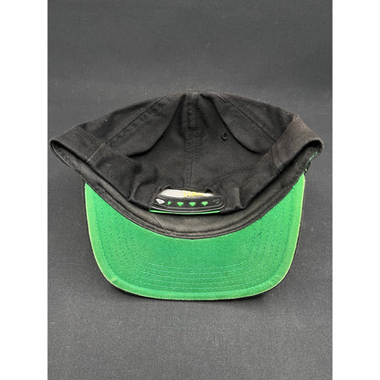 Vintage Diamond Supply Co. DMND Snapback Hat – Rolex Crown Parody Logo (Black/Green Underbrim)