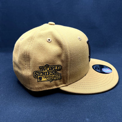 New Era LA Dodgers 1981 World Series Tan Brown 9FIFTY Snapback Hat
