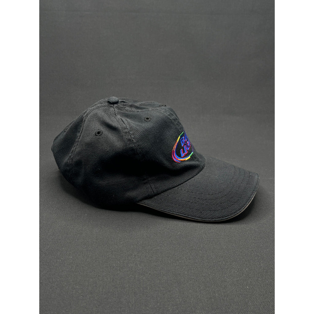 Vintage Bud Light Rainbow Logo Strapback Hat – Black Dad Cap