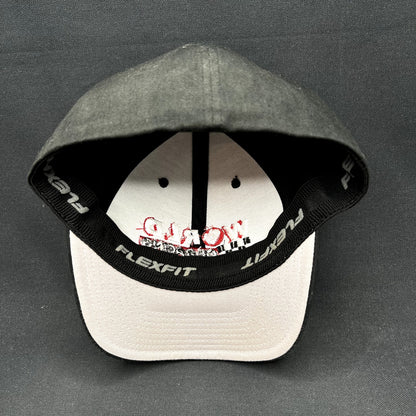 World of Racing Flexfit Hat Black Racing Motorsports Cap L/XL