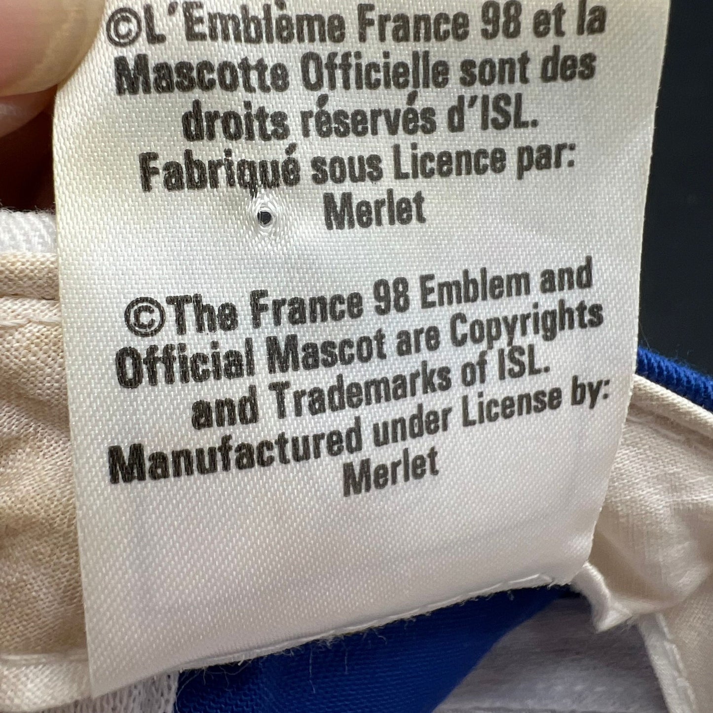 Vintage 1998 France World Cup Snapback Hat Soccer Coupe Du Monde