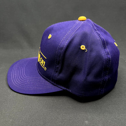 Vintage Washington Huskies The Game Snapback Hat Purple NCAA USA