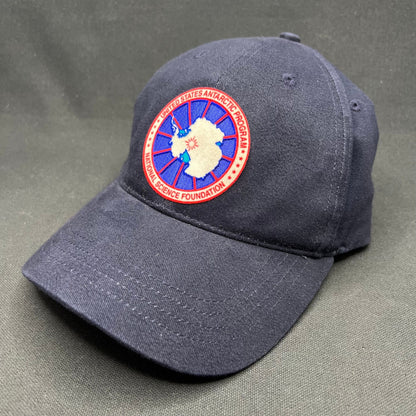 Vintage US Antarctic Program NSF Strapback Hat Navy