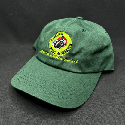 Retro Cooper Wine & Spirits Glenwood Springs Colorado Strapback Hat