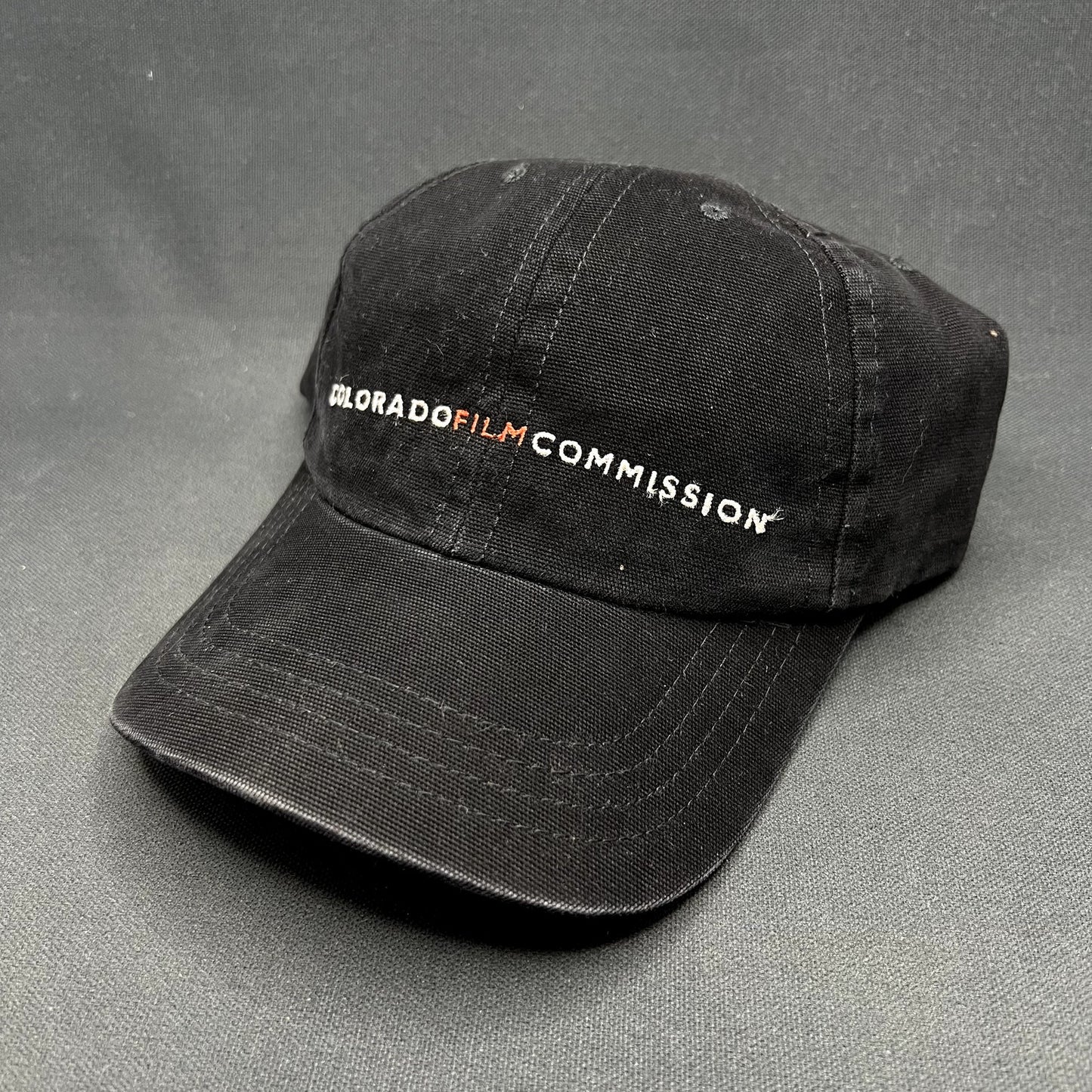 Colorado Film Commission Adjustable Strapback Hat Black Film Industry Promo Cap