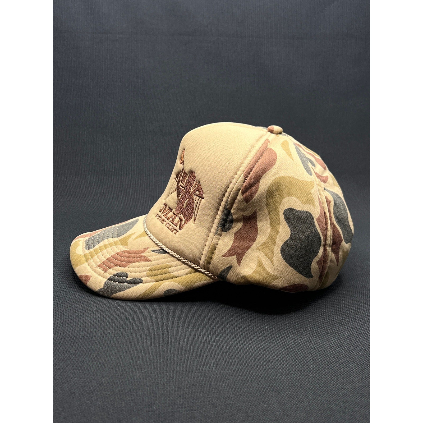 Vintage Bonfire Brewing Co Aspen Camo Snapback Hat