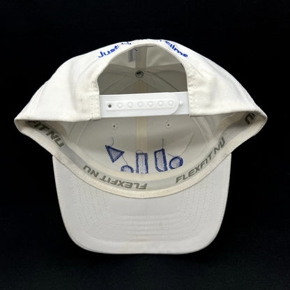 Just Like You Films White Blue Snapback Flexfit NU Hat