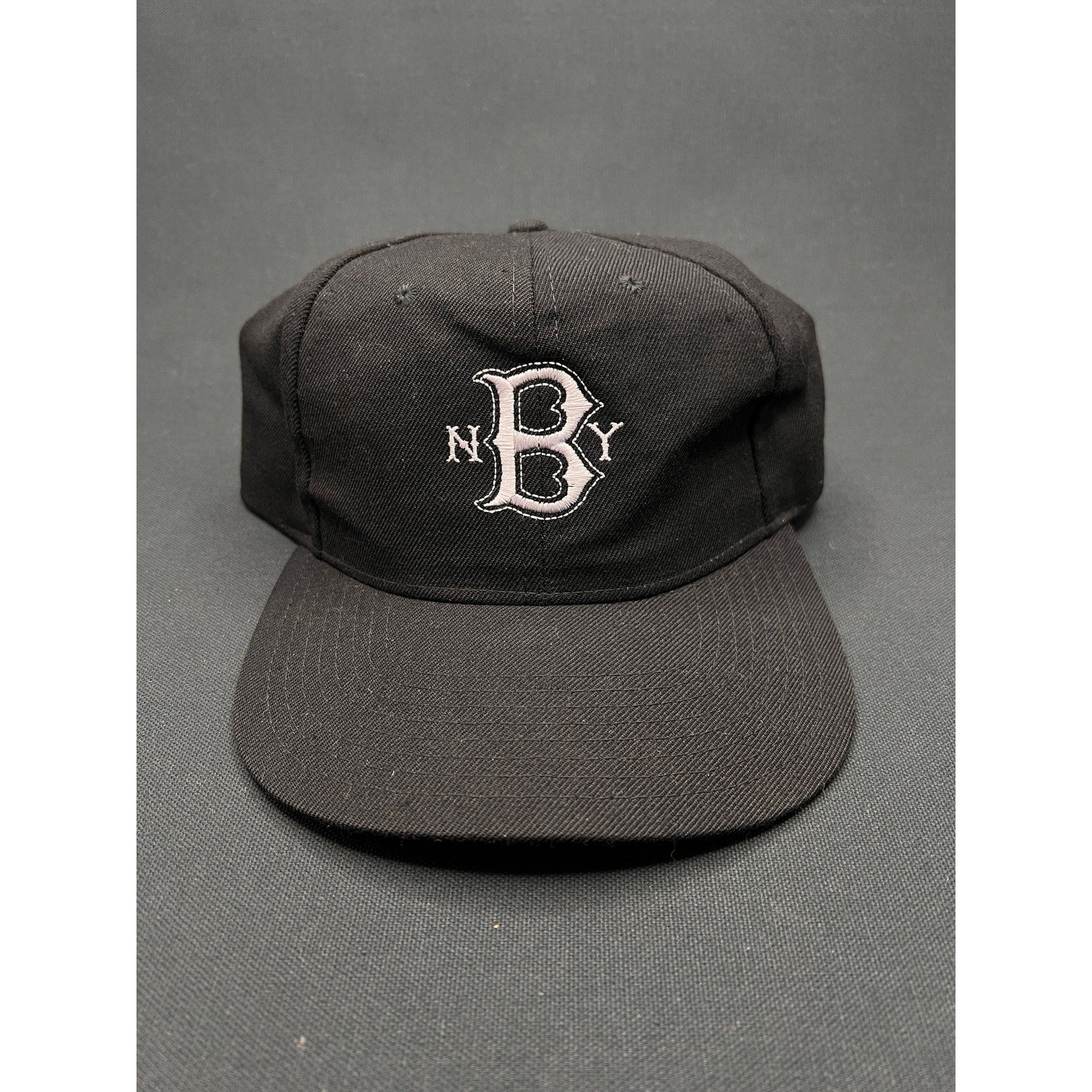 Vintage Brooklyn NY Logo Snapback Hat – Speedway Wool Blend Black Cap