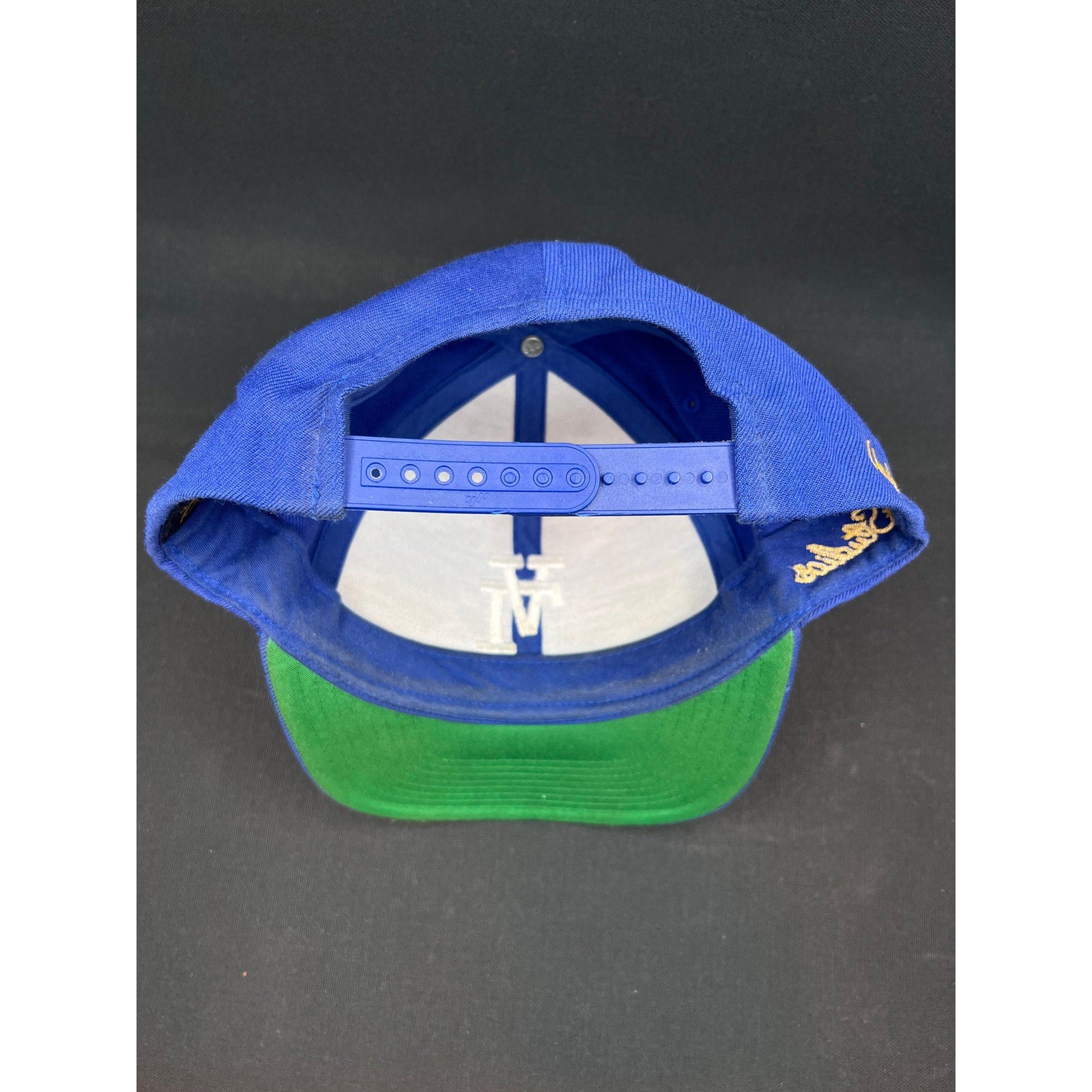 Uniform Studios Los Angeles Hat Yupoong Classics Blue Snapback Green