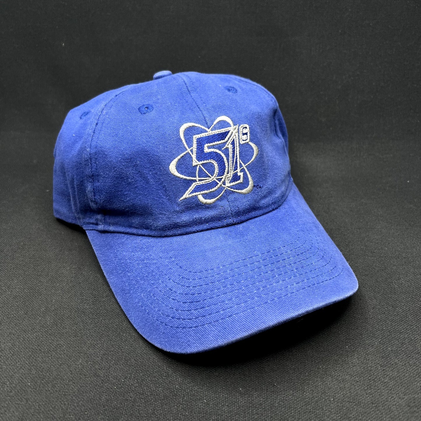 Las Vegas 51s Atomic Logo Strapback Hat Blue MiLB Coney Island Emporium Cap