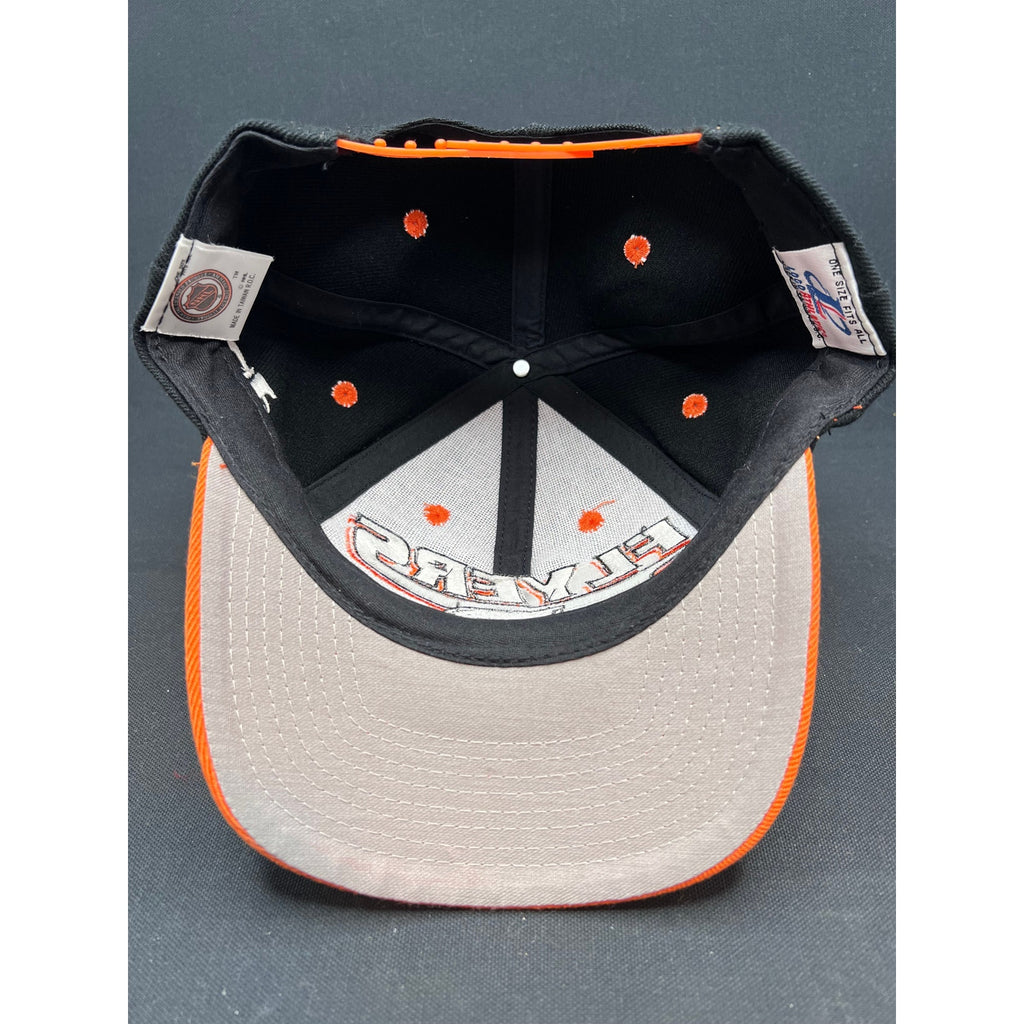 Vintage Philadelphia Flyers Snapback Hat Logo Athletic Collegiate Script Taiwan