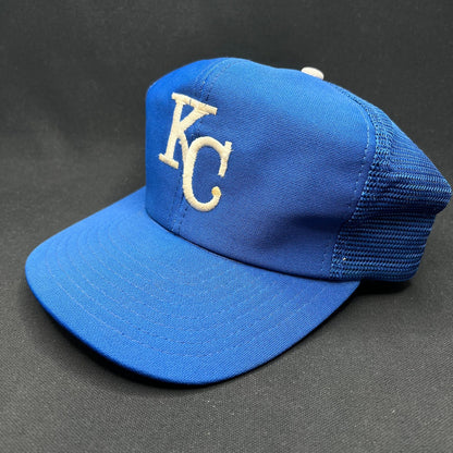 Vintage Kansas City Royals KC Trucker Snapback Hat Taiwan