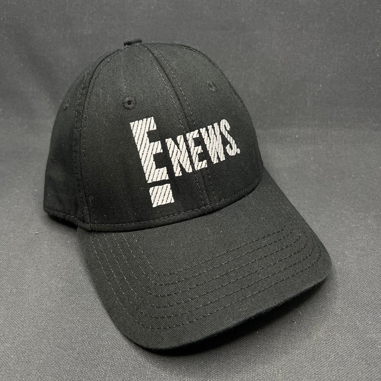 Vintage E! News Snapback Hat Otto Cap Black TV Promo Media