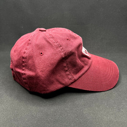Vintage Bacardi Bat Logo Burgundy Strapback Hat 100% Cotton Adjustable Cap